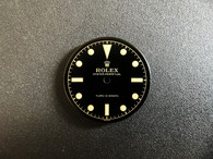 28.5mm 6202 TURN-O-GRAPH Vintage Submariner Bond Gilt Dial With Super Yellow Lume Marked Rolex Symbol for ETA 2836 Or 2824 Or DG 2813 OR Miyota 8215 movement