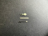 One Set Of Silver Snowflake Watch Hands With Dirty Yellow Luminova Match 29mm Tudor Snowflake Or Black Bay Dial Fit ETA 2836 Or 2824 Movements For 40mm Submariner Watch Case