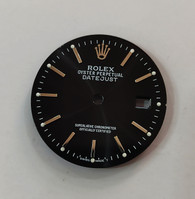 16200 28mm Black Sunburst Dial Marked Rolex Symbol With Silver Sticks For Mens Steel DATEJUST Watch Fit ETA 2836 Or DG 2813 Or MIYOTA 8215 Automatic Movement With DWO
