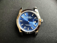 Steel Ladies Rolex 31mm DateJust Watch Set  With Smooth Bezel And Blue Dial And Jubilee Watch Band Fit ETA 2671 Movement