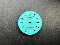 16200 28mm Tiffany Blue Dial Marked Rolex Symbol With Silver Sticks For Mens Steel DATEJUST Watch Fit ETA 2836 Or DG 2813 Or MIYOTA 8215 Automatic Movement With DWO