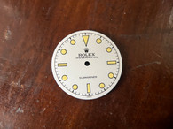 29mm 6538 6536 Vintage Albino White Submariner Dial With Super Yellow Lume Marked Rolex Symbol for ETA 2836 Or 2824 Or DG 2813 OR Miyota 8215 movement