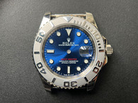 White Golden Rolex 126622 Yacht-Master Watch Set In Higher Quality With Blue Dial Fit ETA 2824 Movement With Date Wheel Overlay