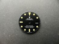 27.3mm 1675 Vintage Style Of Matt GMT Master Dial With Super Yellow Luminova Marked Rolex Symbol Fit ETA 2836 Or DG3804B movement With Date Wheel Overlay For 4 Hands
