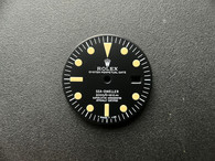 29mm Vintage Style Of 1665 SEA-DWELLER Submariner Dial In Matt Black Marked Rolex Symbol And Yellow Lume for ETA 2836 Or 2824 Or NH35 Or DG 2813 Or MIYOTA 8215 movement With DWO