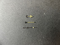 One Set Of Silver Mercedes Benz Watch Hands With Dirty Yellow Luminova For Old Style 40mm Submariner Or 36mm Explorer Watch Fit NH35/38  For Mens Watch