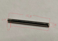 Two 15.8mm Stainless Steel Screw Pins For The Adjustable Links With Drilled Through Holes On The  Newe Model Of 20mm Super Solid Steel Jubilee Watch Band Bracelet