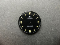 29mm 5513 Milsub Glossy Black Bond Submariner Watch Dial With Yellow Lume Marked White Rolex Symbol for ETA 2836/2824 Or NH35/38 Or MIYOTA 8215 Or DG 2813 Movement numbers@3 6 9
