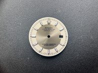 28.5mm Silver And White Sunburst Tuxedo Dial Marked Rolex Symbol With Silver Luminous Sticks For Mens Steel DATEJUST Watch Fit DG 2813 Or MIYOTA 8215 Automatic Movement With DWO