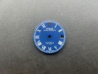 27mm Vintage Model Of Tudor Blue Buckley OysterDate Dial With White Roman Numerals Fit ETA 2836 Or 2824 Or DG 2813 Or MIYOTA 8215