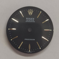 28mm Sunburst Black SpeedKing Oyster Dial Marked Rolex Symbol With Silver Sticks For Mens 36mm Watch Fit ETA 2824, 2836 Or NH35/38 Or DG 2813 Or MIYOTA 8215 Automatic Movement