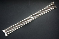 Unbranded 19mm Solid Stainless Steel Jubilee Style Watch Band Bracelet Strap With Hidden Clasp For Vintage 34mm DATE Or Explorer Watch
