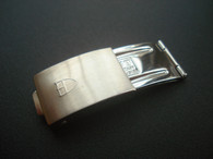 Higher Quality Of Steel Folding Flip Clasp Marked Tudor Shield Logo With Inside Width Of 15.5mm For Vintage Style Of Mens 20mm Or 19mm Prince Watch Band Bracelet