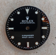 Glossy Black 5513 Submariner Dial Marked Rolex Symbol for ETA 2836 Or 2824 Or NH35/38 Or DG 2813 Or MIYOTA 8215 movement 28.5mm - Stronger White Luminova