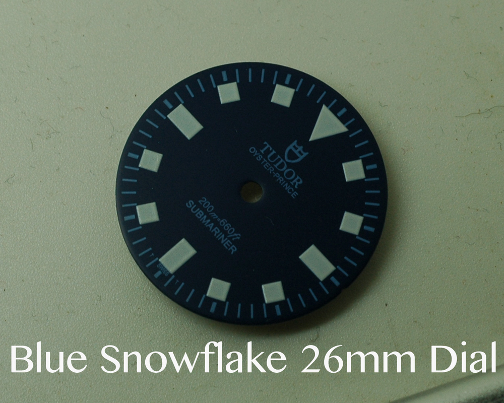 Vintage Submariner Blue Tudor Snowflake 
