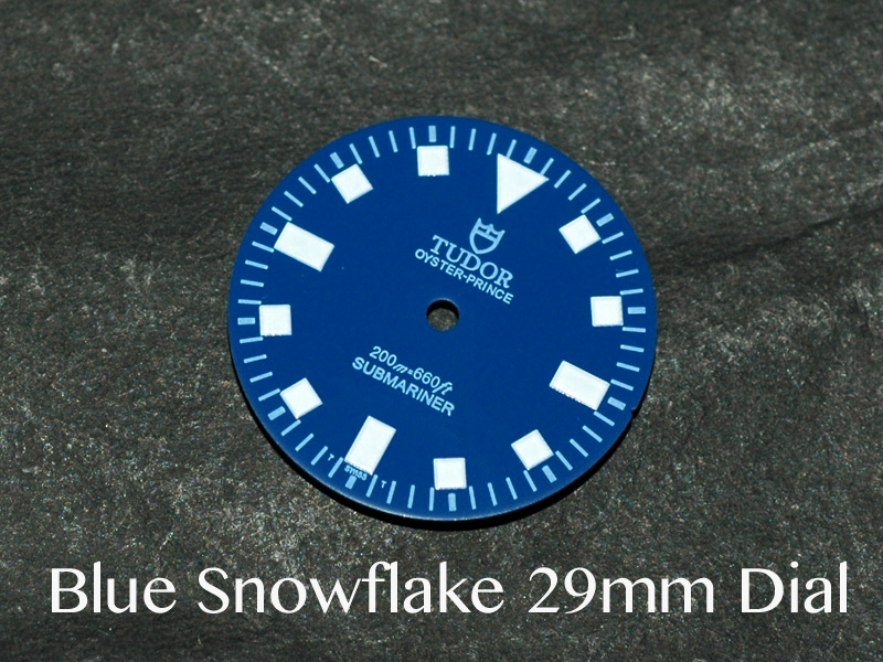Vintage Submariner Blue Tudor Snowflake 