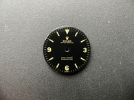 29mm 5513 Milsub Glossy Black Gilt Bond Submariner Watch Dial With Yellow Lume Marked Rolex Symbol for ETA 2836/2824 Or NH35/38 Or MIYOTA 8215 Or DG 2813 Movement numbers@3 6 9