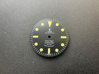 29mm Vintage Matt Black Tudor 94010 7016/0 Rose Oyster Prince Submariner Milsub Dial #1 With Yellow Lume Fit ETA 2836 2824 Or NH35/38 Or DG 2813 Or MIYOTA 8215