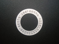 One Pc White Date Disc Wheel Overlay For ETA 2836 Or DG 2813 Or MIYOTA 8215 Automatic Movement Fit The Mens Rolex 3135 SUBMARINER Or GMT-MASTER Or Yacht-Master Watch