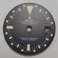 29mm Vintage Style Of Explorer II Steve McQueen 1655 Dial With Strong White Lume Marked Rolex Symbol Fit ETA 2836 DG 3804 movement For Mens 4 Hands Steel Watch