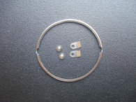 One Set Of Original Stainless Steel Movement Dial Spacer Ring With Two Screws And Two Tabs For Mounting ETA 2836 Or 2824 Or 2834 Movement Inside The Watch Case