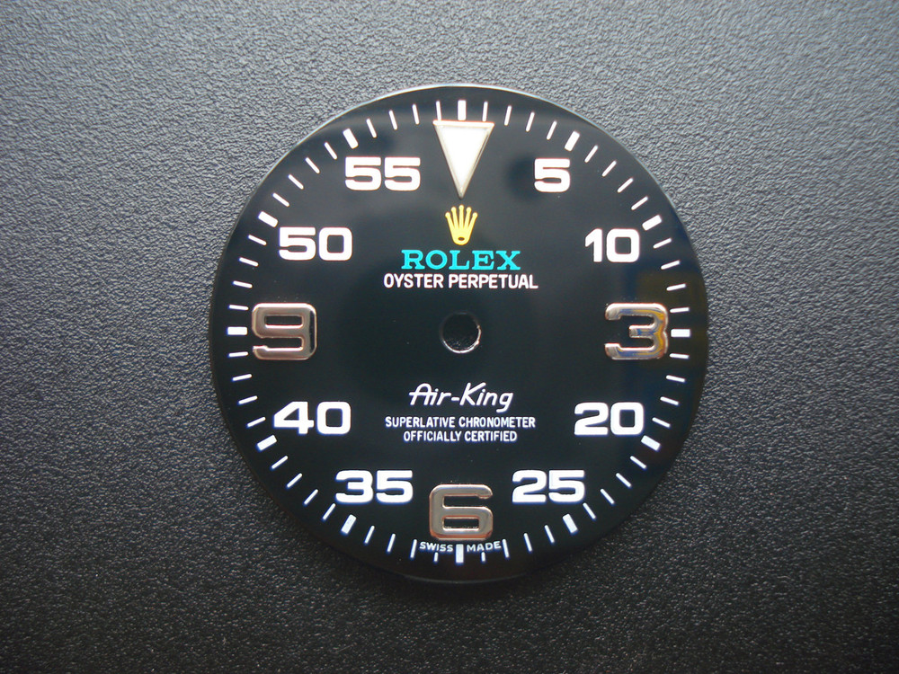 29.0mm Black Dial Marked ROLEX Symbol 