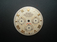 29mm Meteorite Dial Marked Rolex Symbol With Golden Roman Numerals For Mens DAYTONA Watch Fit Chinese 7750 Automatic Movement