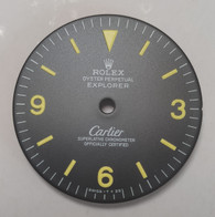 28.5mm Vintage Style of  1016 Cartier Explorer Dial Marked Rolex Symbol With Super Yellow Luminous  Fit ETA 2824 2836 Or NH35/38 Or DG 2813 Or MIYOTA 8215