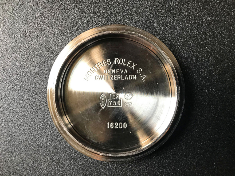 Steel Case Back For Vintage 36mm Rolex 