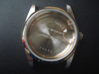 TUDOR Signed Vintage Style of 34mm Stainless Steel PRINCE DATE Watch Case With Smooth Bezel And 19mm Lugs Size Fit ETA 2824 Movement And Dial In 27.0mm