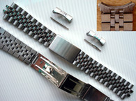 Unbranded 19mm Stainless Steel Jubilee Style Quality Watch Band Bracelet Strap for Mens Old 34mm Watch Case