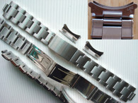 Unbranded Solid Stainless Steel 19mm Vintage Rivet Style Quality Watch Band Bracelet Strap for Vintage 34mm Watch Case