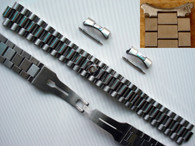 20mm Unbranded  Stainless Steel President Watch Band Bracelet Strap With Curved End Pieces For Vintage 36mm ROLEX DATEJUST Watch