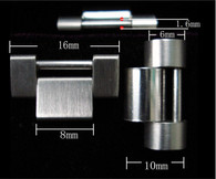 Two Pcs Screw Adjustable Steel Links For Vintage Rolex 20mm President Watch Band Bracelet