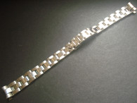 13mm Signed Stainless Steel President Oyster Watch Band Bracelet Strap With Curved End Pieces For Vintage Ladies 26mm ROLEX DATEJUST Watch