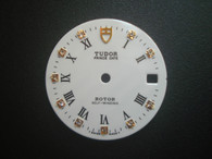 27mm White Dial Marked TUDOR Logo With Roman Numerals And Golden Rhinestones Fit ETA 2824 Movement For Mens 2-tone PRINCE DATE Watch