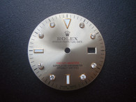 29mm Silver Dial Marked Rolex Symbol With Golen CZ Rhinestons For Mens 2-tone YACHT-MASTER Watch Fit DG 2813 Or MIYOTA 8215 Automatic Movement With DWO