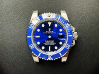 Steel Blue Rolex 116610 Submariner Watch Set In Higher Quality With Blue Ceramic Bezel And Super Blue-Green Luminova  Fit ETA 2824 Movement