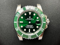 Steel Green Rolex 116610 Submariner Watch Set In Higher Quality With Green Ceramic Bezel And Super Blue-Green Luminova Fit ETA 2824 Movement
