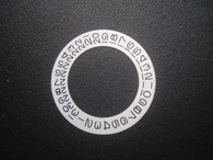 One Pc White Date Disc Wheel Overlay With Open 6 & 9  For ETA 2836 Or DG 2813 Or MIYOTA 8215 Automatic Movement Fit The Mens Rolex 3135 Steel DATEJUST Or DAY-DATE Or SUBMARINER Or GMT-MASTER Watch