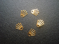 5 Pcs Golden Rolex Crown Coronets Logo For Mens Rolex DateJust Or Day-Date Or Daytona dial