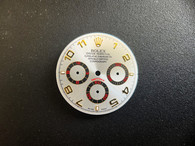 29mm Silver Dial Marked Rolex Symbol With Golden Arabic Numbers For Mens DAYTONA Watch Fit Chinese 7750 Automatic Movement