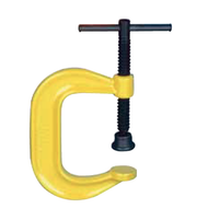 Armstrong 78-612 - 12" C-Clamp Deep Throat Pattern, High Visibility Finish, Safety Yellow USA 