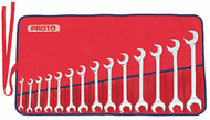 Proto J3100B - 14 Piece Full Polish Angle Open-End Wrench Set J3100B (In Stock)	