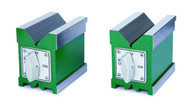 Insize 6889-1 - Magnetic V-Block Set 2 PC  .20 - 1.57 Shafts 