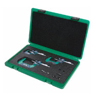 Insize 3101-44E - 3 PC Set Electronic Micrometer Set 0 =4",  0.0001 IP65 , 3 Button, w SPC  w Certificate