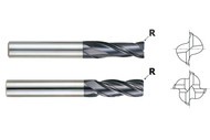 X-Power - 1/2 x 1/2 x 2 SE 4 Fl Long Ultra Fine Carbide End Mill w R .020 / 93167