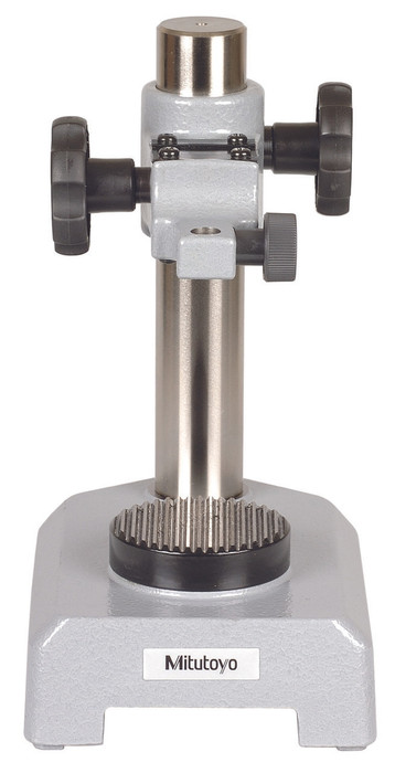 Mitutoyo 7002-10 - 10 Dial Gage Stand, 3/8"/8 mm Dia Stem Hole, with Flat Anvil