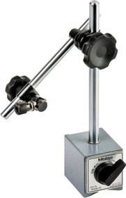 Mitutoyo 7010S-10 - Magnetic-Base Indicator Holder: Magnetic-Base Indicator Holder, Rigid Arm, Magnetic Base