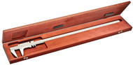 Starrett 123Z-24 - 24" Master Vernier Cailpier 0.001" Grad in Wood Box 50528 USA